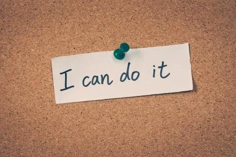 I can do it Stock Photos