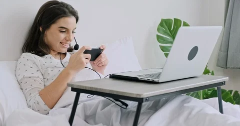 I can play games while doing support, no one will knows. Stock Footage 120382235