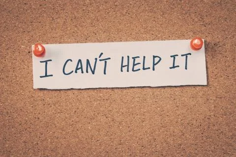 I can't help it Stock Photos