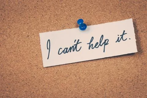 I can't help it Stock Photos