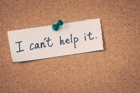 I can't help it Stock Photos