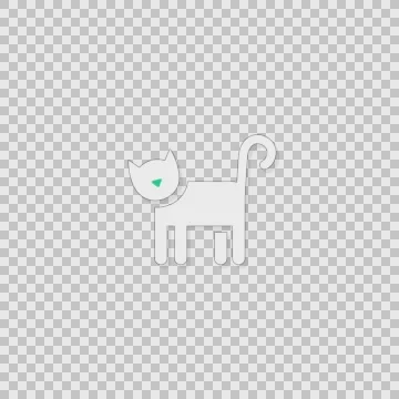 I Cat Alpha animation clip for video or presentation Stock Footage 56610726