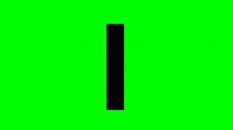 "I" Chromakey Green Screen Animated Fire Snow Water Explosion Lettering Stock Footage 132880