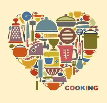 I like cooking Stock Illustration