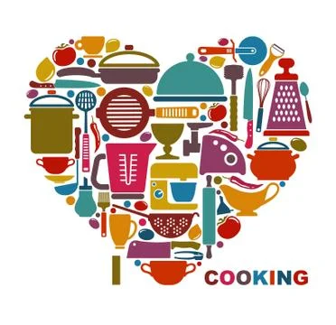 I like cooking Stock Illustration