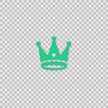 I Crown - King Alpha animation clip for video or presentation Stock Footage 56611293