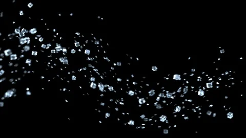 I cube flow path  Stock Footage 108612188