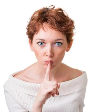 I demand silence! Stock Photos