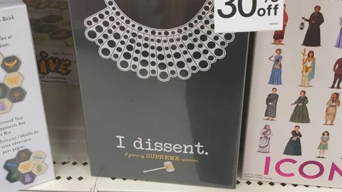 I Dissent Board Game Stock Footage 157825669