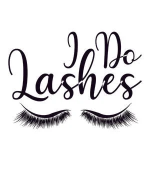I Do Lashes Stock Illustration