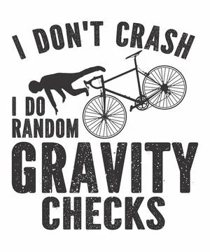 I Don't Crash I Do Random Gravity Checks Stock Illustration