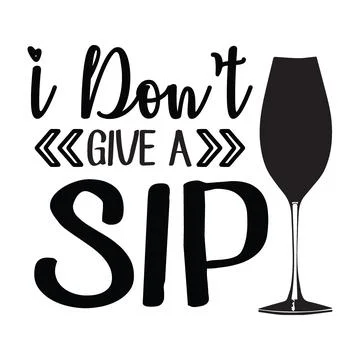 I don't Give Ship typography t-shirt design, tee print, t-shirt design Stock Illustration