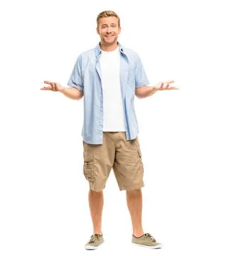 I dont know what to do. Full length shot of a handsome young man standing alone Stock Photos