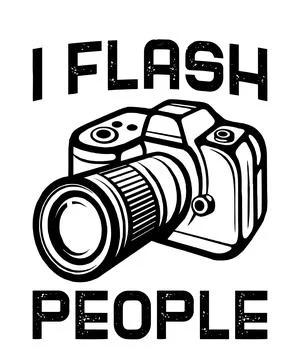 I Flash People Stock Illustration