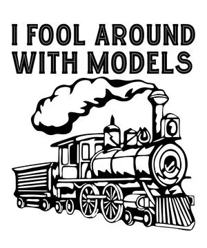 I Fool Around With Models Stock Illustration