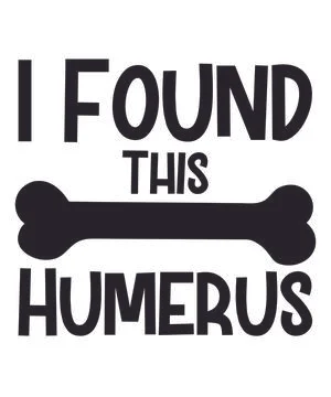 I Found This Humerus Stock Illustration