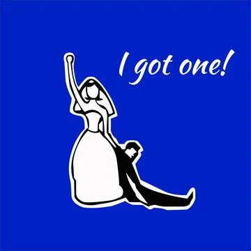 I GOT ONE BOY Stock-Illustration