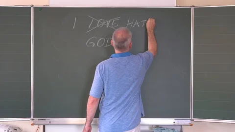 I hate god Stock Footage 111953380