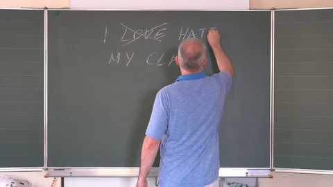 I hate my class Stock Footage 111948228
