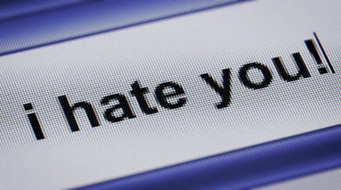 I hate you! Stock Footage 61306268