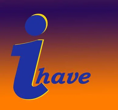I have a simple logo Stock Illustration