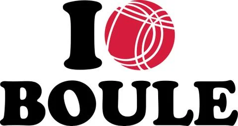 I Heart Boule Stock Illustration