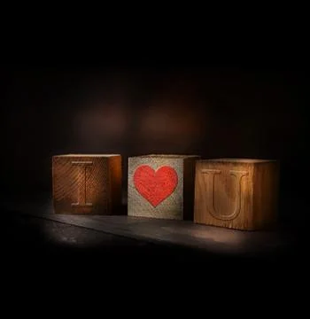 I HEART U Stock Illustration