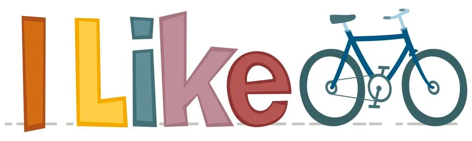 I like Illustrazione stock