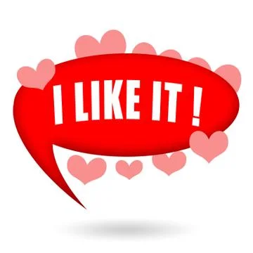 I like it Illustrazione stock