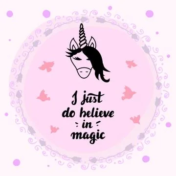 I just do believe in magic Stock Illustration