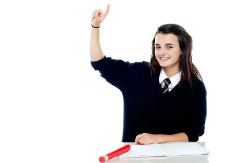 I know the answer to this question. Please may I ? Stock Photos