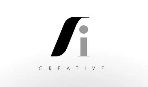 A I Letter Logo Design. Creative AI Letters Icon Stock Illustration