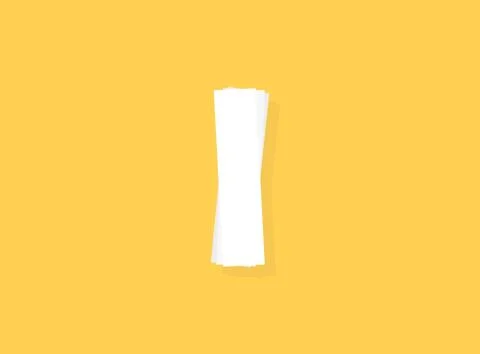 I Letter vector font, modern layers design. Eps10 illustration 스톡 일러스트