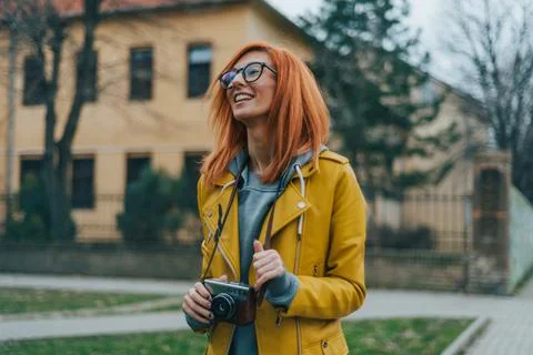 I live life through a lens Stock Photos