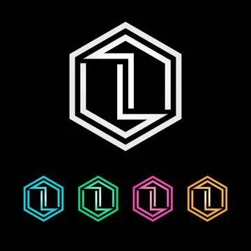 I logo design creative logo letter I logomark Stock Illustration