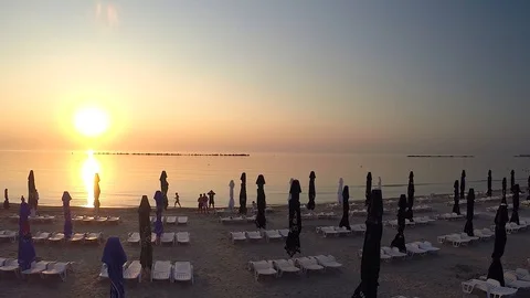 I look at the sunrise Video stock 101178537