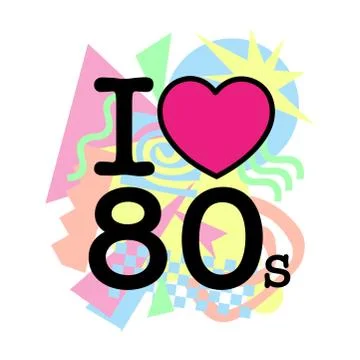 I love 80's old style Stock Illustration