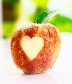 I love apples Stock Photos