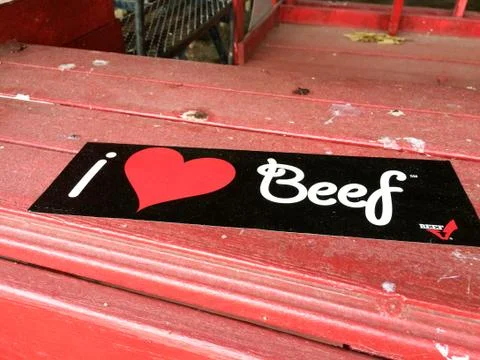 I love beef Stock Photos