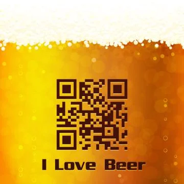 I love beer background 스톡 일러스트