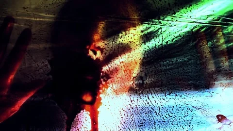 I love blood - abstract Stock Footage 79253152