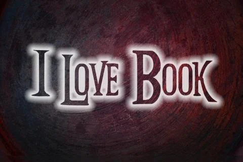 I love book concept Stock Illustration