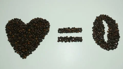 I love coffee Stock Footage 108611179