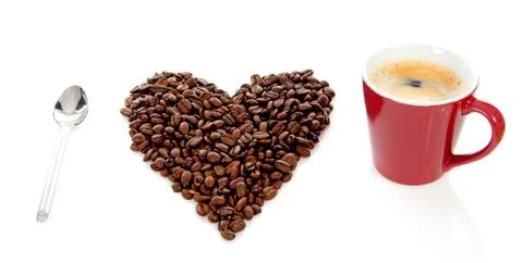 I love coffee Foto stock