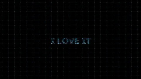 I love IT, with digital binary code, digital coding, computational operation, IT Stock Footage 104949226