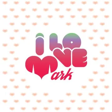 I love Mark Stock Illustration