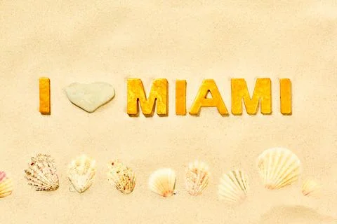 I Love Miami Stock Photos