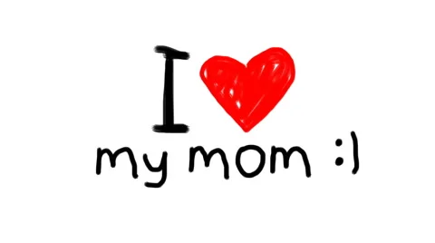 I love mom Stock Footage 61723296