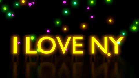 I love NY Stock-Footage 129379764