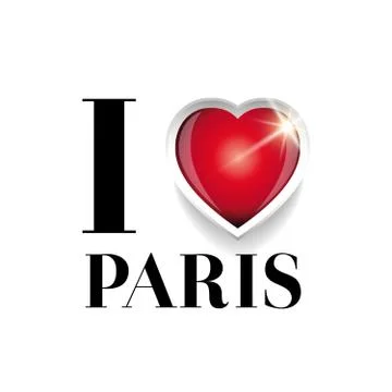 I love Paris vector Illustrazione stock
